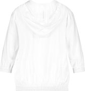SAMOON Dames 3/4-mouwen met capuchon Offwhite-54
