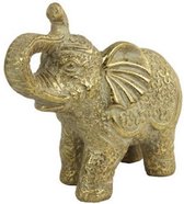 beeld olifant Hanno 26 x 11,5 cm keramiek goud