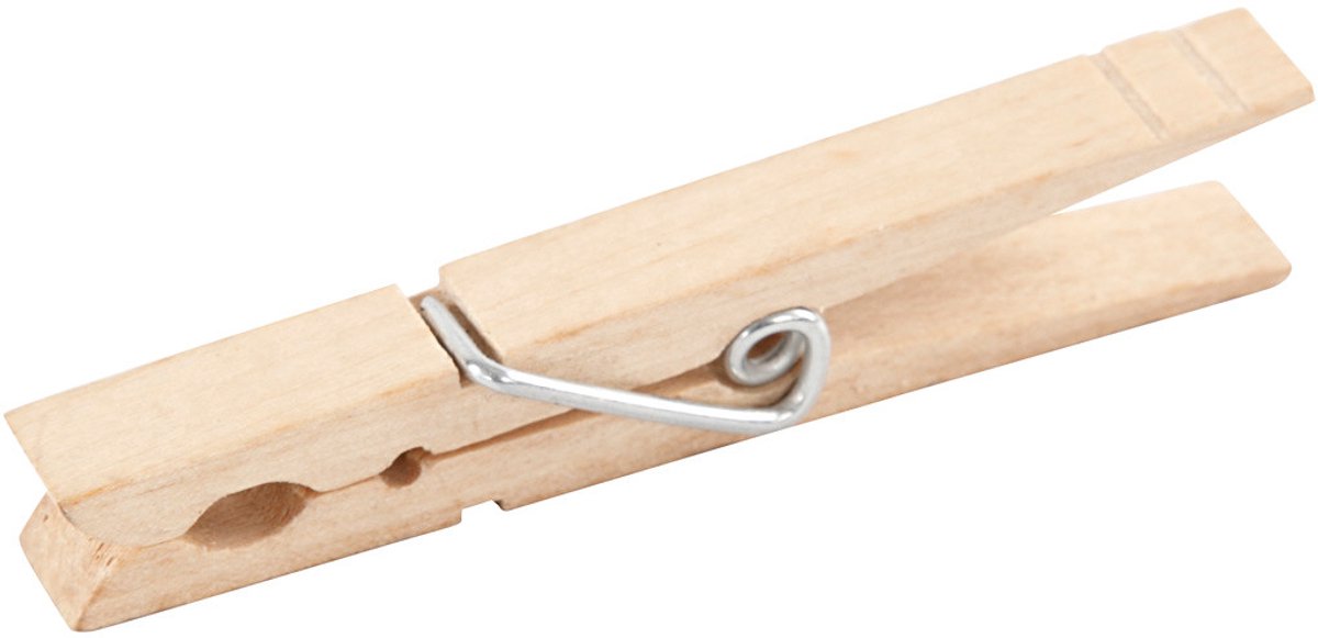 Mini knijpers, L: 80 mm, B: 10 mm, 150 stuk/ 1 doos
