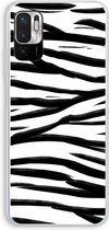 Case Company® - Xiaomi Redmi Note 10 5G hoesje - Zebra pattern - Soft Cover Telefoonhoesje - Bescherming aan alle Kanten en Schermrand