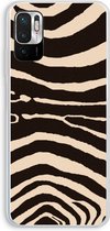 Case Company® - Xiaomi Redmi Note 10 5G hoesje - Arizona Zebra - Soft Cover Telefoonhoesje - Bescherming aan alle Kanten en Schermrand