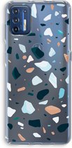 Case Company® - Motorola Moto G9 Plus hoesje - Terrazzo N°13 - Soft Cover Telefoonhoesje - Bescherming aan alle Kanten en Schermrand