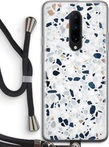 Case Company® - OnePlus 7 Pro hoesje met Koord - Terrazzo N°1 - Telefoonhoesje met Zwart Koord - Bescherming aan alle Kanten en Over de Schermrand