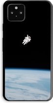 Case Company® - Google Pixel 5a 5G hoesje - Alone in Space - Soft Cover Telefoonhoesje - Bescherming aan alle Kanten en Schermrand