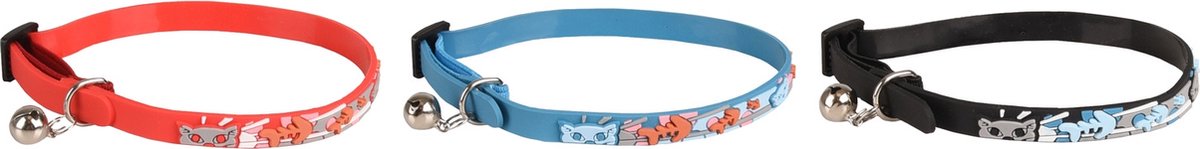 Flamingo Kattenhalsband Nanou - Kattenhalsband - Assorti Multi-Color 20-32 Cm