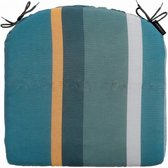 zitkussen Stripe 46 x 48 cm katoen/polyester groen