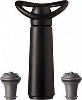 wijnpomp Concerto vacuÃ¼m 16,5 cm zwart 3-delig