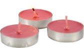 waxinelichtjes rood fruit 2 cm wax roze 30 stuks