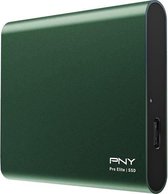 Externe SSD - PNY - Pro Elite in groene behuizing - 250 GB - (PSD0CS2060GN-250-RB)