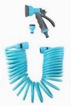 spiraaltuinslangset 7,5 m blauw