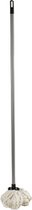 vloermop 120 cm grijs/wit/zwart