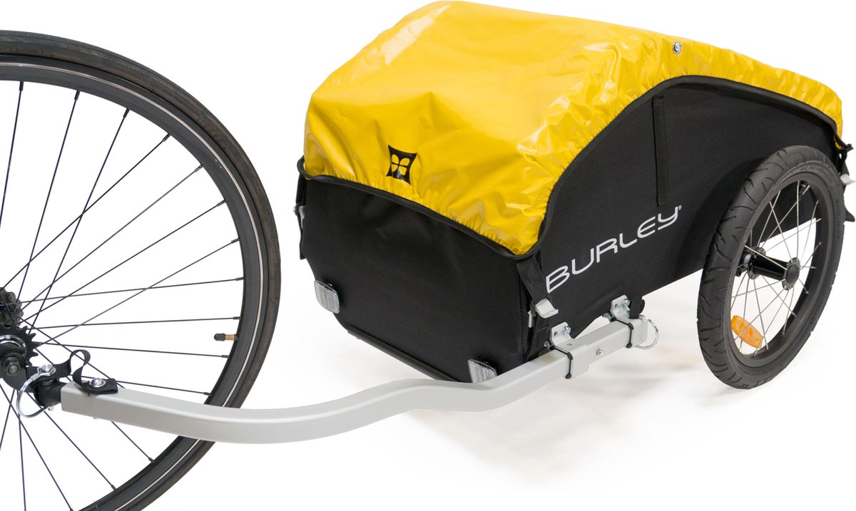Burley Nomad Fietskar bagage - 16 inch - Geel | bol.com