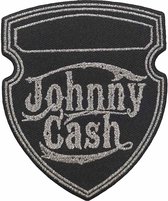 Johnny Cash Patch Metallic Shield