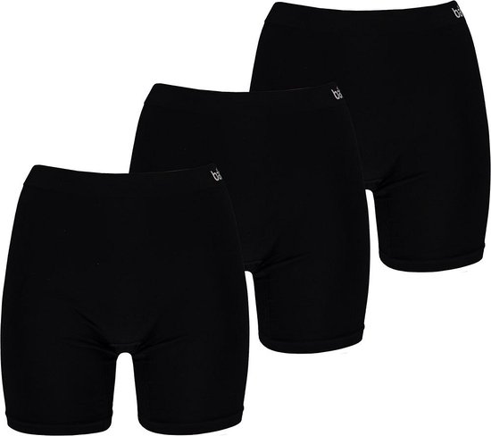 Short en Bamboe sans couture - Zwart - Lot de 3 - Taille L