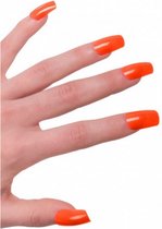 nepnagels fluorescerend dames oranje 12-delig