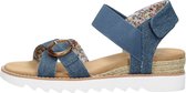 Skechers Desert Kiss Hi Sandalen Hak - blauw - Maat 38