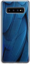 Case Company® - Samsung Galaxy S10 Plus hoesje - Pauw - Soft Cover Telefoonhoesje - Bescherming aan alle Kanten en Schermrand