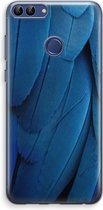 Case Company® - Huawei P Smart (2018) hoesje - Pauw - Soft Cover Telefoonhoesje - Bescherming aan alle Kanten en Schermrand