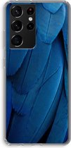 Case Company® - Samsung Galaxy S21 Ultra hoesje - Pauw - Soft Cover Telefoonhoesje - Bescherming aan alle Kanten en Schermrand
