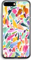 Case Company® - iPhone 7 PLUS hoesje - Watercolor Brushstrokes - Soft Cover Telefoonhoesje - Bescherming aan alle Kanten en Schermrand