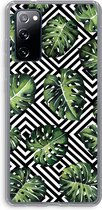 Case Company® - Samsung Galaxy S20 FE / S20 FE 5G hoesje - Geometrische jungle - Soft Cover Telefoonhoesje - Bescherming aan alle Kanten en Schermrand