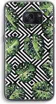 Case Company® - Samsung Galaxy S7 hoesje - Geometrische jungle - Soft Cover Telefoonhoesje - Bescherming aan alle Kanten en Schermrand