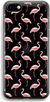 Case Company® - iPhone SE 2020 hoesje - Flamingo - Soft Cover Telefoonhoesje - Bescherming aan alle Kanten en Schermrand