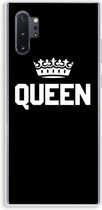 Case Company® - Samsung Galaxy Note 10 Plus hoesje - Queen zwart - Soft Cover Telefoonhoesje - Bescherming aan alle Kanten en Schermrand