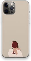 Case Company® - iPhone 12 Pro Max hoesje - I drink wine - Soft Cover Telefoonhoesje - Bescherming aan alle Kanten en Schermrand