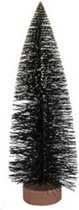 kerstboom Oscar S 20 x 8 cm polyresin zwart
