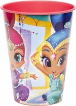 feestbeker Shimmer en Shine multicolor 260 ml