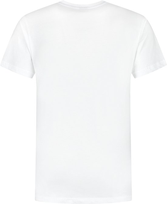 Rogelli Graphic T-Shirt Sportshirt - Korte Mouwen - Heren - Wit - Maat L