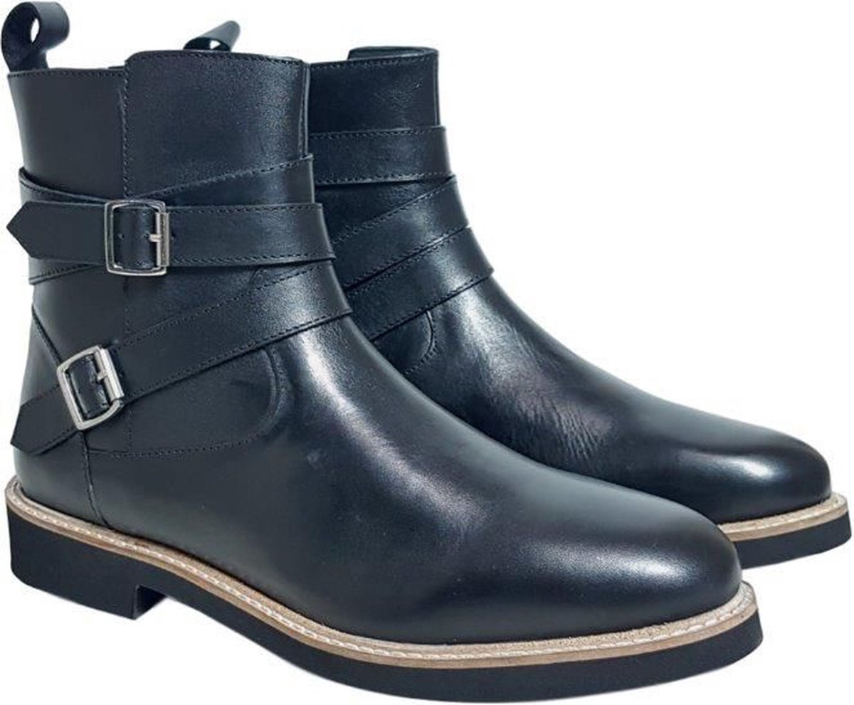 JJ Footwear Enkellaars Custom Made Berisso Zwart Voetbreedte G