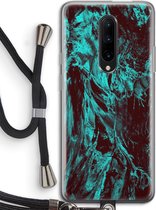 Case Company® - OnePlus 7 Pro hoesje met Koord - Ice Age - Telefoonhoesje met Zwart Koord - Bescherming aan alle Kanten en Over de Schermrand