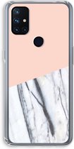 Case Company® - OnePlus Nord N10 5G hoesje - A touch of peach - Soft Cover Telefoonhoesje - Bescherming aan alle Kanten en Schermrand