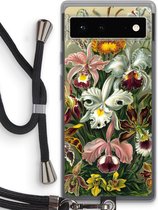 Case Company® - Google Pixel 6 hoesje met Koord - Haeckel Orchidae - Telefoonhoesje met Zwart Koord - Bescherming aan alle Kanten en Over de Schermrand