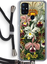 Case Company® - OnePlus Nord N10 5G hoesje met Koord - Haeckel Orchidae - Telefoonhoesje met Zwart Koord - Bescherming aan alle Kanten en Over de Schermrand