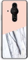 Case Company® - Sony Xperia Pro-I hoesje - A touch of peach - Soft Cover Telefoonhoesje - Bescherming aan alle Kanten en Schermrand