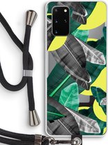 Case Company® - Samsung Galaxy S20 Plus hoesje met Koord - Fantasie jungle - Telefoonhoesje met Zwart Koord - Bescherming aan alle Kanten en Over de Schermrand