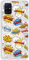 Case Company® - Samsung Galaxy A51 4G hoesje - Pow Smack - Soft Cover Telefoonhoesje - Bescherming aan alle Kanten en Schermrand