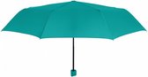 paraplu Mini dames 96 cm polyester/staal turquoise