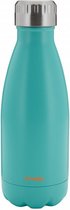 thermosfles On the Go 325 ml RVS turquoise/zilver