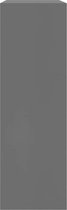 vidaXL Boekenkast 60x24x74,5 cm spaanplaat zwart