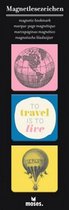 boekenleggerset Libri_x To Travel magnetisch 3-delig