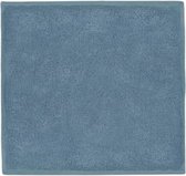spuugdoek junior 30 x 30 cm katoen grijs/blauw