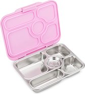 Yumbox Presto RVS - lekvrije Bento box - lunchbox volwassenen - Rose Pink roze