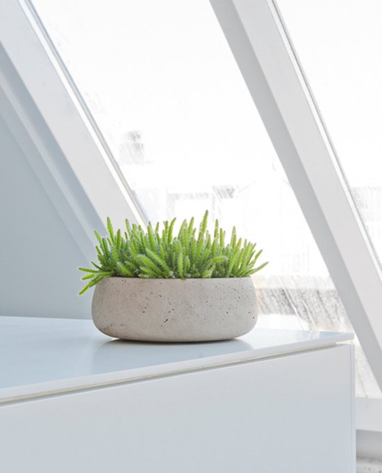Pottery Pots Bloempot Plantenschaal Grey washed-Grijs D 29 cm H 11 cm