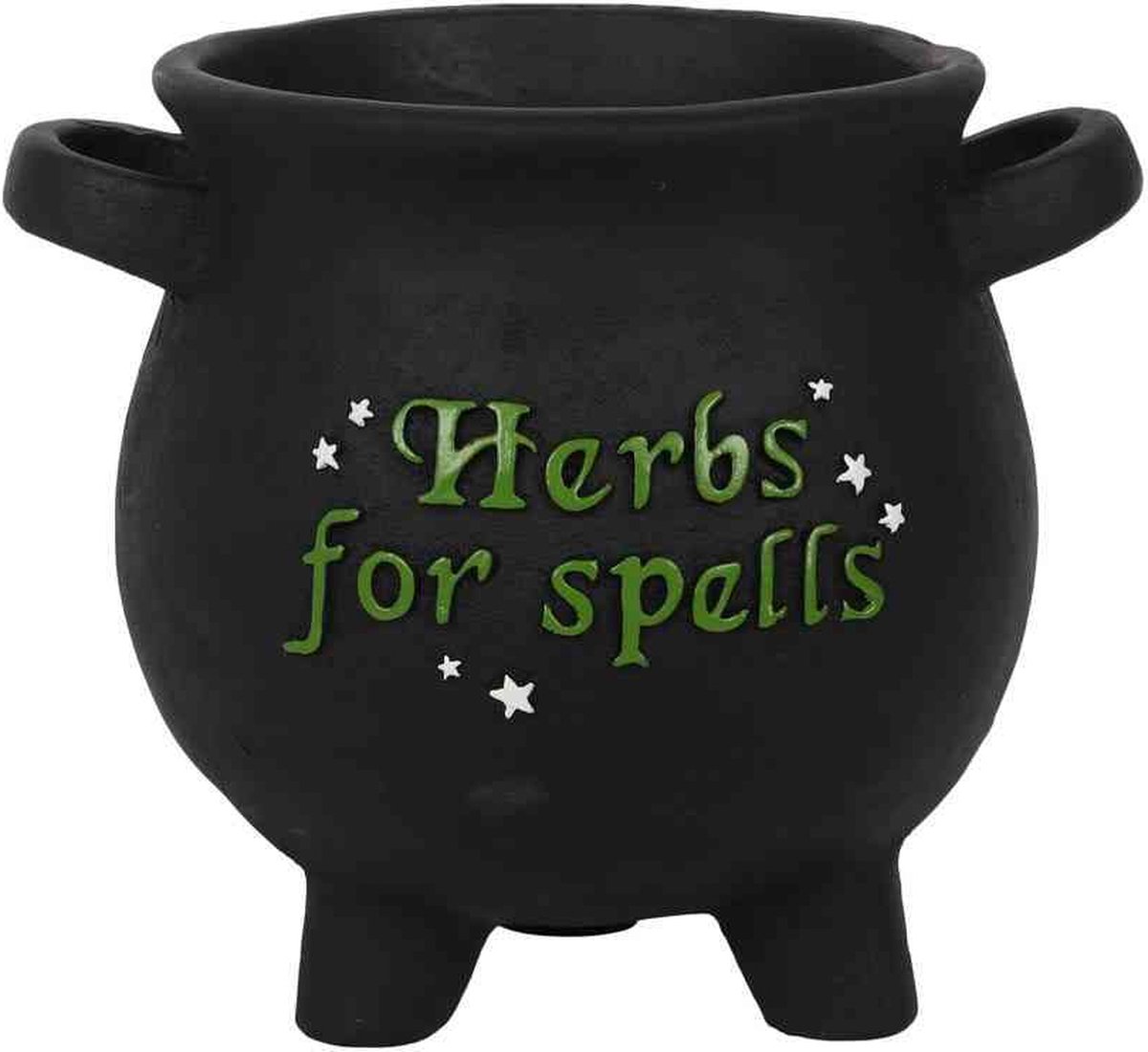 Something Different Plantenpot Large Herbs For Spells Cauldron Zwart