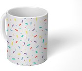 Mok - Koffiemok - Confetti - Patronen - Feest - Mokken - 350 ML - Beker - Koffiemokken - Theemok