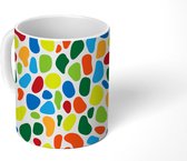 Mok - Koffiemok - Stenen - Regenboog - Patronen - Mokken - 350 ML - Beker - Koffiemokken - Theemok